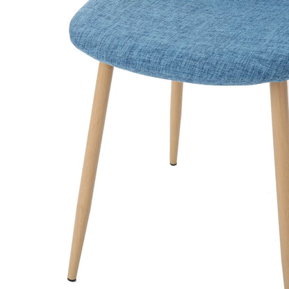 Chaises de salle à manger rembourrées Raina style milieu du siècle (lot de 2) par Christopher Knight Home