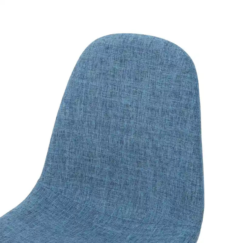 Chaises de salle à manger rembourrées Raina style milieu du siècle (lot de 2) par Christopher Knight Home