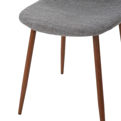 Chaises de salle à manger rembourrées Raina style milieu du siècle (lot de 2) par Christopher Knight Home
