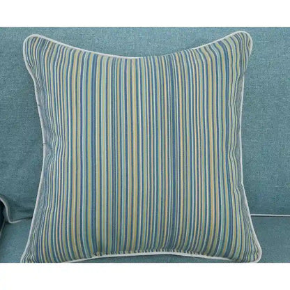 Canapé American Furniture Classics, modèle Coastal Aqua Series, avec quatre coussins décoratifs
