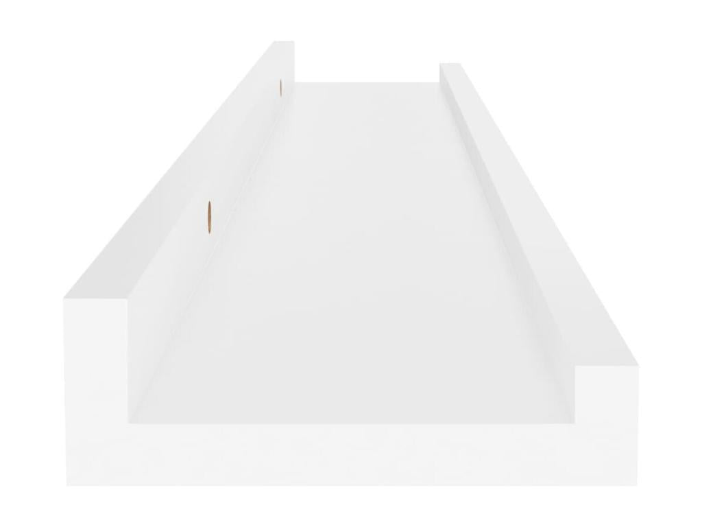 Ensemble de meubles 4 pièces, 60 x 9 x 3 cm, blanc