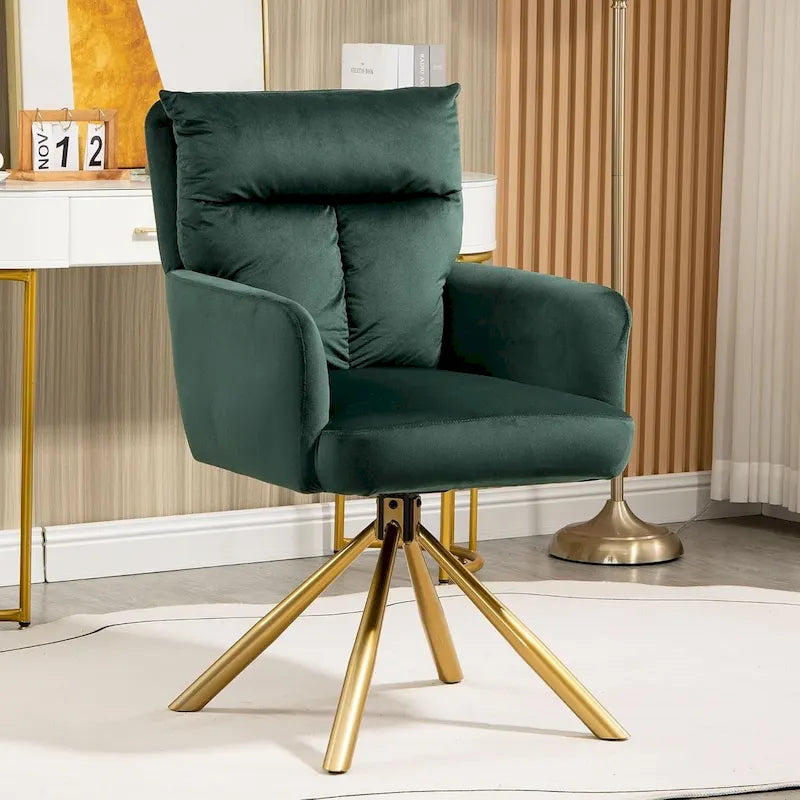 Fauteuil pivotant Howtai pour salon, cuisine et salle à manger
