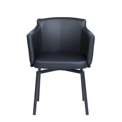 Fauteuil Somette Modern Club avec accoudoirs et mécanisme pivotant à mémoire, lot de 2