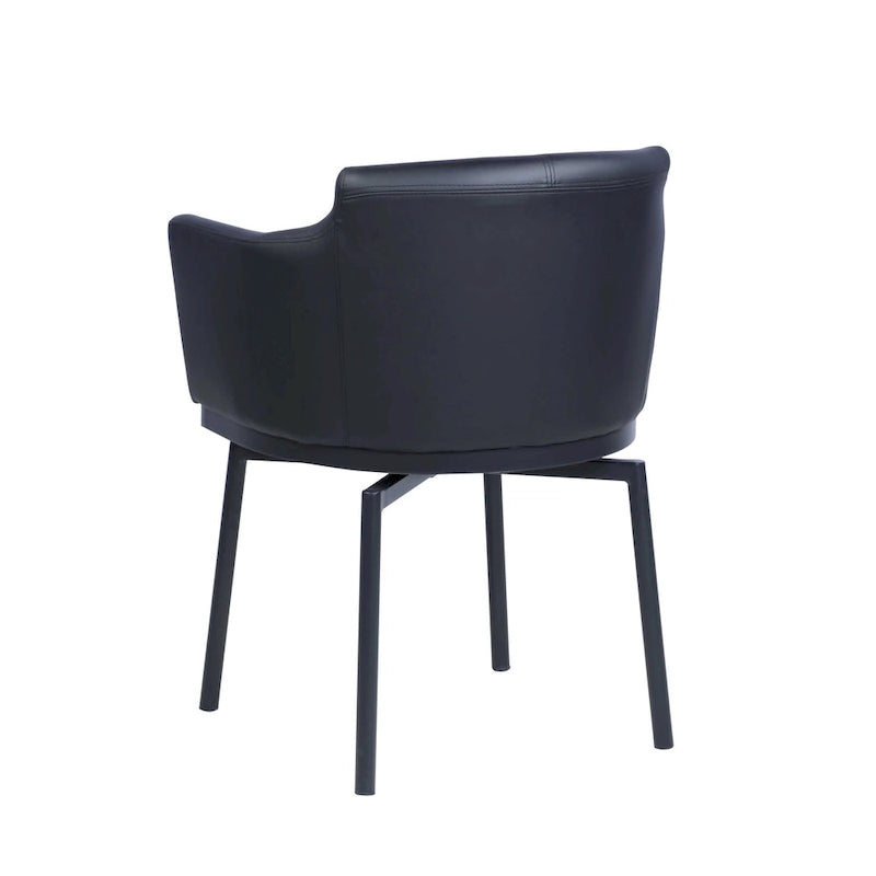 Fauteuil Somette Modern Club avec accoudoirs et mécanisme pivotant à mémoire, lot de 2