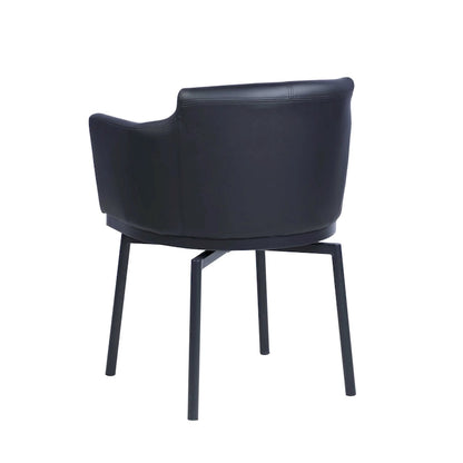 Fauteuil Somette Modern Club avec accoudoirs et mécanisme pivotant à mémoire, lot de 2