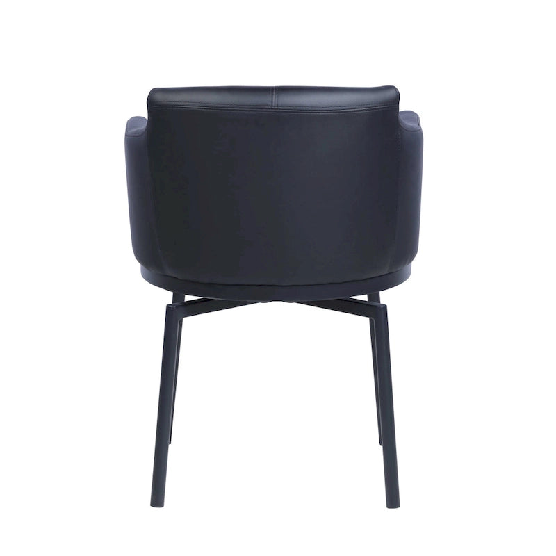 Fauteuil Somette Modern Club avec accoudoirs et mécanisme pivotant à mémoire, lot de 2