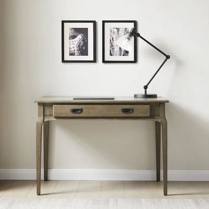 Bureau pour ordinateur portable Stratus en bois massif avec tiroir à clavier rabattable à l'avant