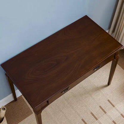 Bureau pour ordinateur portable Stratus en bois massif avec tiroir à clavier rabattable à l'avant