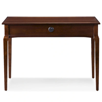 Bureau pour ordinateur portable Stratus en bois massif avec tiroir à clavier rabattable à l'avant