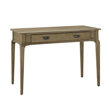 Bureau pour ordinateur portable Stratus en bois massif avec tiroir à clavier rabattable à l'avant