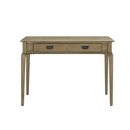 Bureau pour ordinateur portable Stratus en bois massif avec tiroir à clavier rabattable à l'avant