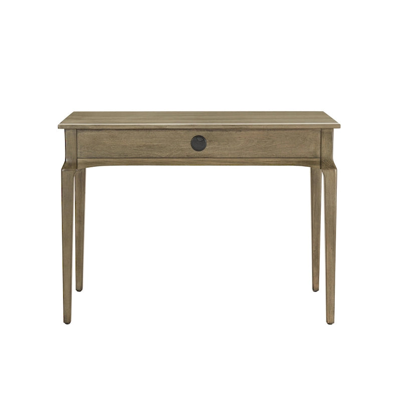 Bureau pour ordinateur portable Stratus en bois massif avec tiroir à clavier rabattable à l'avant