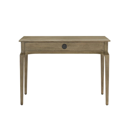 Bureau pour ordinateur portable Stratus en bois massif avec tiroir à clavier rabattable à l'avant