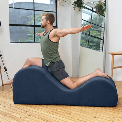 Chaise longue Avana Luvu - Idéale pour le yoga, les exercices, les étirements, les massages et plus encore - Noyau en mousse haute densité