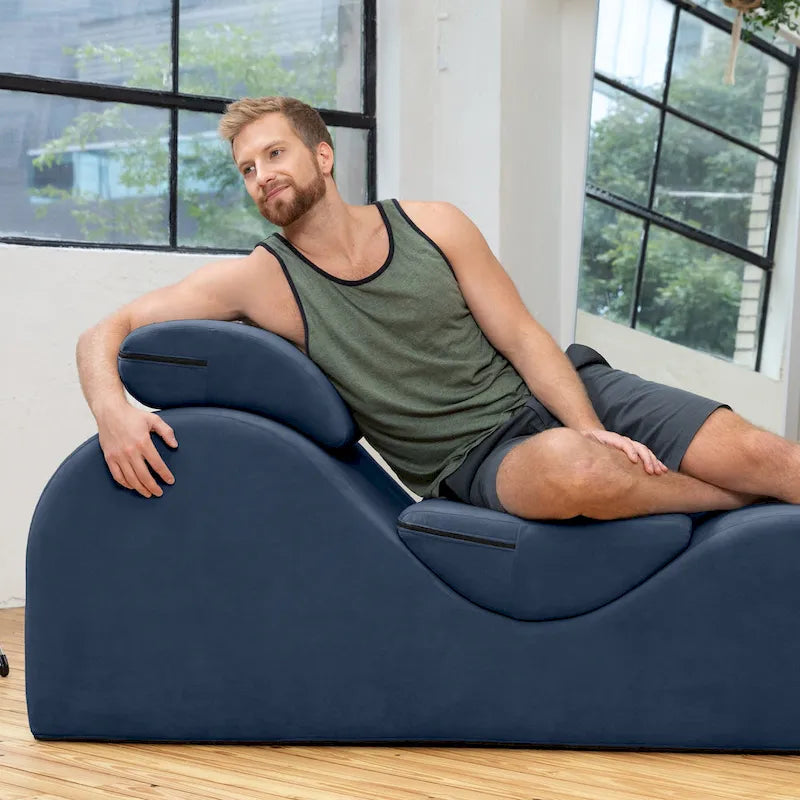 Chaise longue Avana Luvu - Idéale pour le yoga, les exercices, les étirements, les massages et plus encore - Noyau en mousse haute densité