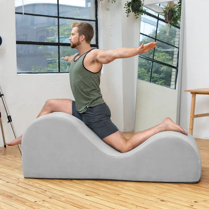 Chaise longue Avana Luvu - Idéale pour le yoga, les exercices, les étirements, les massages et plus encore - Noyau en mousse haute densité