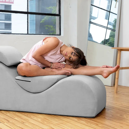 Chaise longue Avana Luvu - Idéale pour le yoga, les exercices, les étirements, les massages et plus encore - Noyau en mousse haute densité