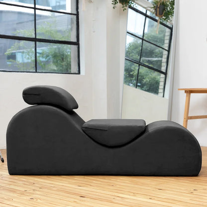 Chaise longue Avana Luvu - Idéale pour le yoga, les exercices, les étirements, les massages et plus encore - Noyau en mousse haute densité