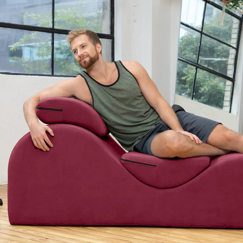 Chaise longue Avana Luvu - Idéale pour le yoga, les exercices, les étirements, les massages et plus encore - Noyau en mousse haute densité