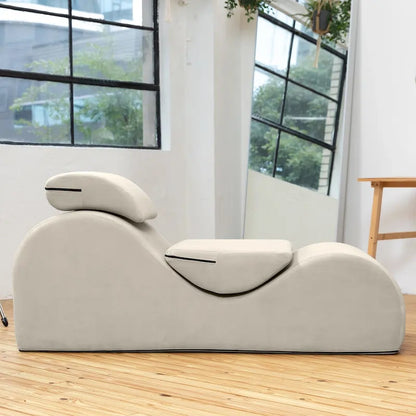 Chaise longue Avana Luvu - Idéale pour le yoga, les exercices, les étirements, les massages et plus encore - Noyau en mousse haute densité