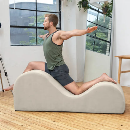 Chaise longue Avana Luvu - Idéale pour le yoga, les exercices, les étirements, les massages et plus encore - Noyau en mousse haute densité
