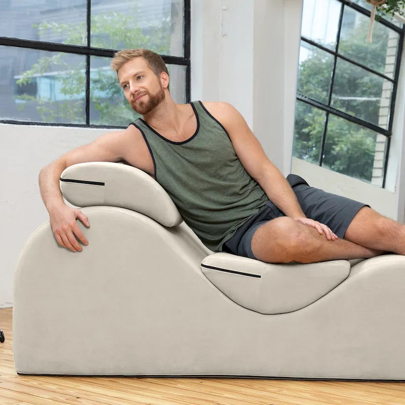 Chaise longue Avana Luvu - Idéale pour le yoga, les exercices, les étirements, les massages et plus encore - Noyau en mousse haute densité