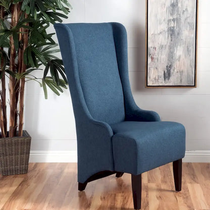 Chaise de salle à manger Callie à dossier haut en tissu de Christopher Knight Home - 59 cm (L) x 73 cm (l) x 117 cm (H)