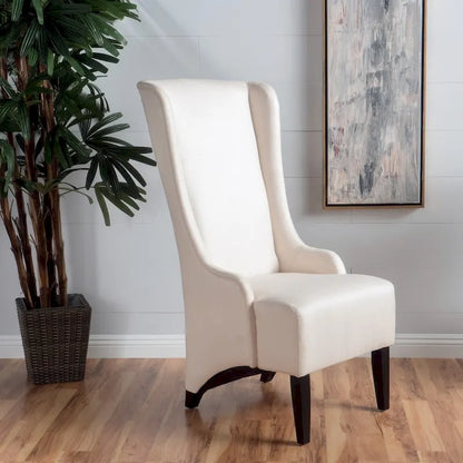 Callie High-back Fabric Dining Chair by Christopher Knight Home - 23.25  L x 28.75  W x 46.25  H