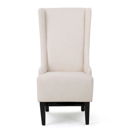 Chaise de salle à manger Callie à dossier haut en tissu de Christopher Knight Home - 59 cm (L) x 73 cm (l) x 117 cm (H)