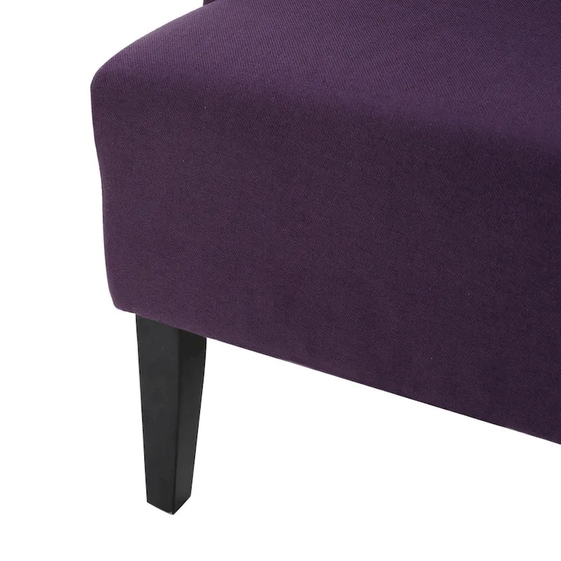 Chaise de salle à manger Callie à dossier haut en tissu de Christopher Knight Home - 59 cm (L) x 73 cm (l) x 117 cm (H)