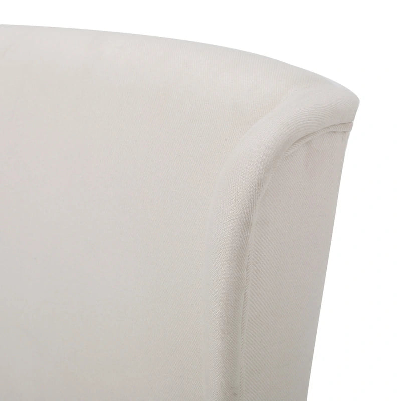 Chaise de salle à manger Callie à dossier haut en tissu de Christopher Knight Home - 59 cm (L) x 73 cm (l) x 117 cm (H)