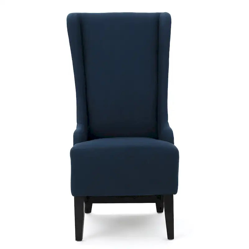 Chaise de salle à manger Callie à dossier haut en tissu de Christopher Knight Home - 59 cm (L) x 73 cm (l) x 117 cm (H)
