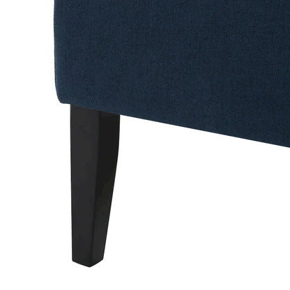 Chaise de salle à manger Callie à dossier haut en tissu de Christopher Knight Home - 59 cm (L) x 73 cm (l) x 117 cm (H)