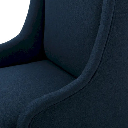 Chaise de salle à manger Callie à dossier haut en tissu de Christopher Knight Home - 59 cm (L) x 73 cm (l) x 117 cm (H)