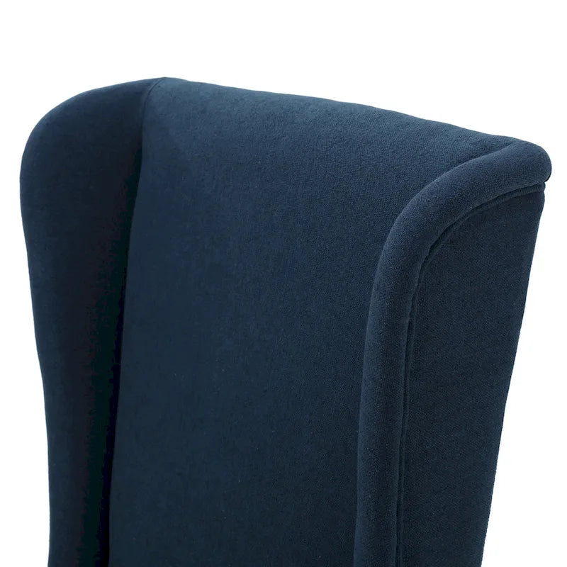 Chaise de salle à manger Callie à dossier haut en tissu de Christopher Knight Home - 59 cm (L) x 73 cm (l) x 117 cm (H)