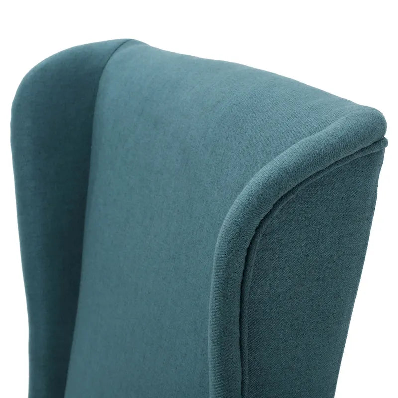 Chaise de salle à manger Callie à dossier haut en tissu de Christopher Knight Home - 59 cm (L) x 73 cm (l) x 117 cm (H)