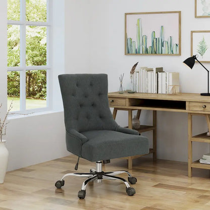 Fauteuil de bureau contemporain capitonné Americo par Christopher Knight Home