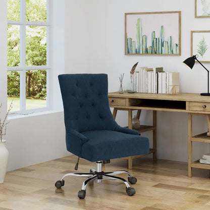 Fauteuil de bureau contemporain capitonné Americo par Christopher Knight Home