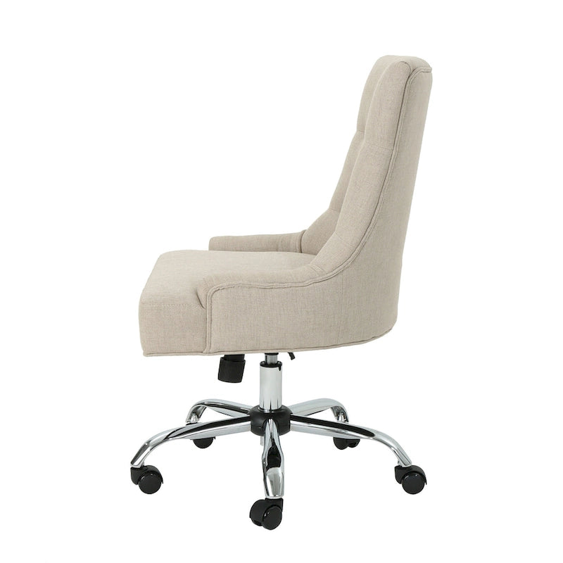 Fauteuil de bureau contemporain capitonné Americo par Christopher Knight Home