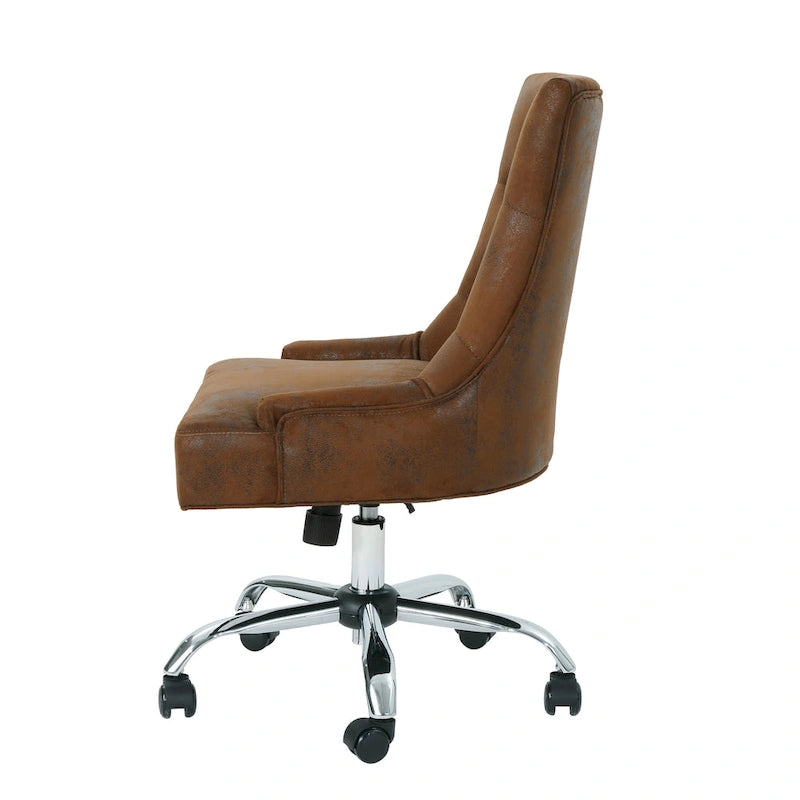 Fauteuil de bureau contemporain capitonné Americo par Christopher Knight Home