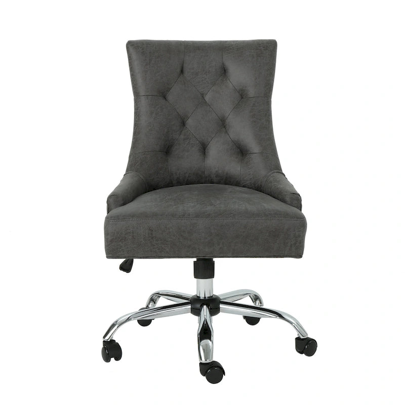 Fauteuil de bureau contemporain capitonné Americo par Christopher Knight Home