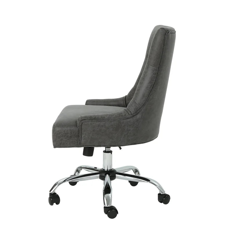 Fauteuil de bureau contemporain capitonné Americo par Christopher Knight Home
