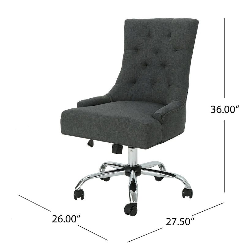 Fauteuil de bureau contemporain capitonné Americo par Christopher Knight Home