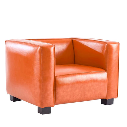 Fauteuil club Goyette en similicuir de Christopher Knight Home