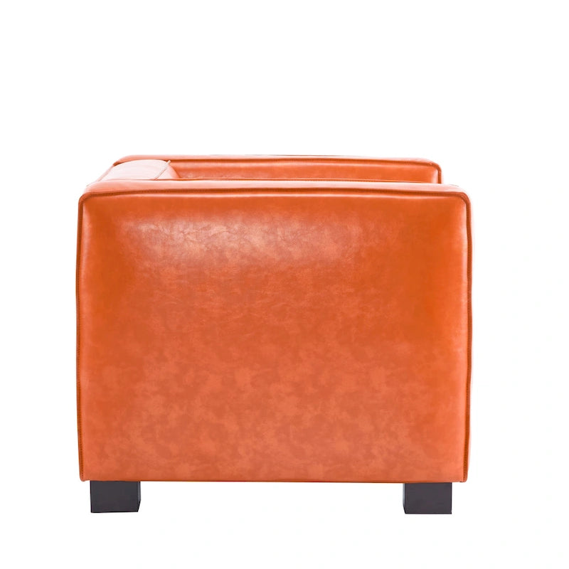 Fauteuil club Goyette en similicuir de Christopher Knight Home