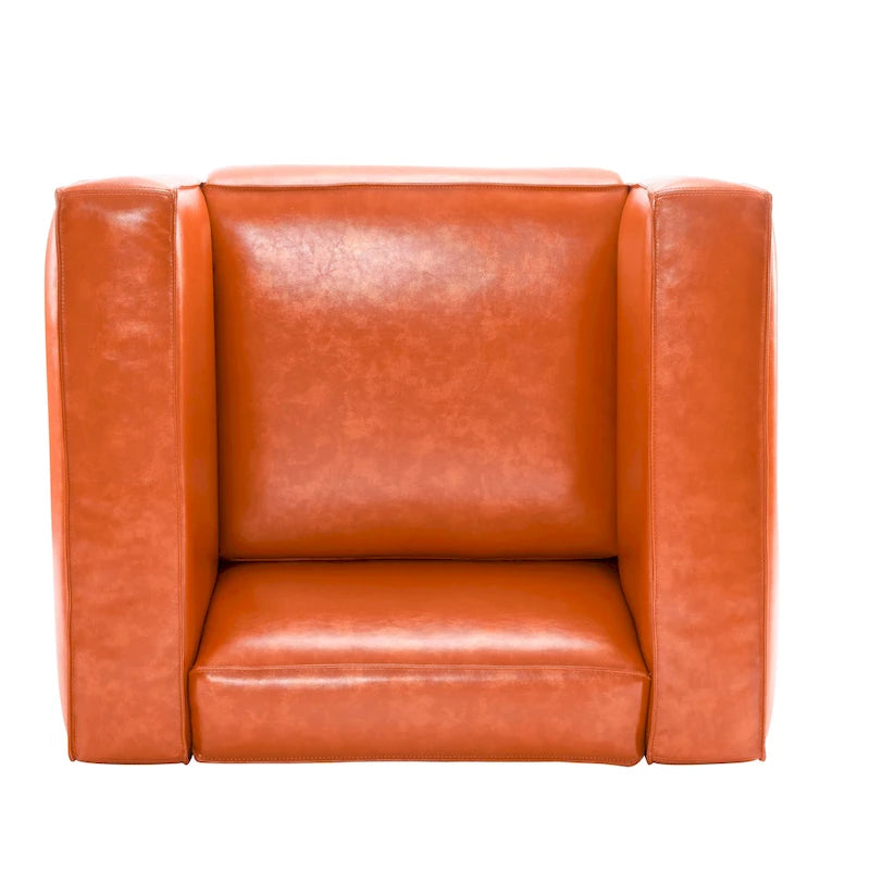 Fauteuil club Goyette en similicuir de Christopher Knight Home