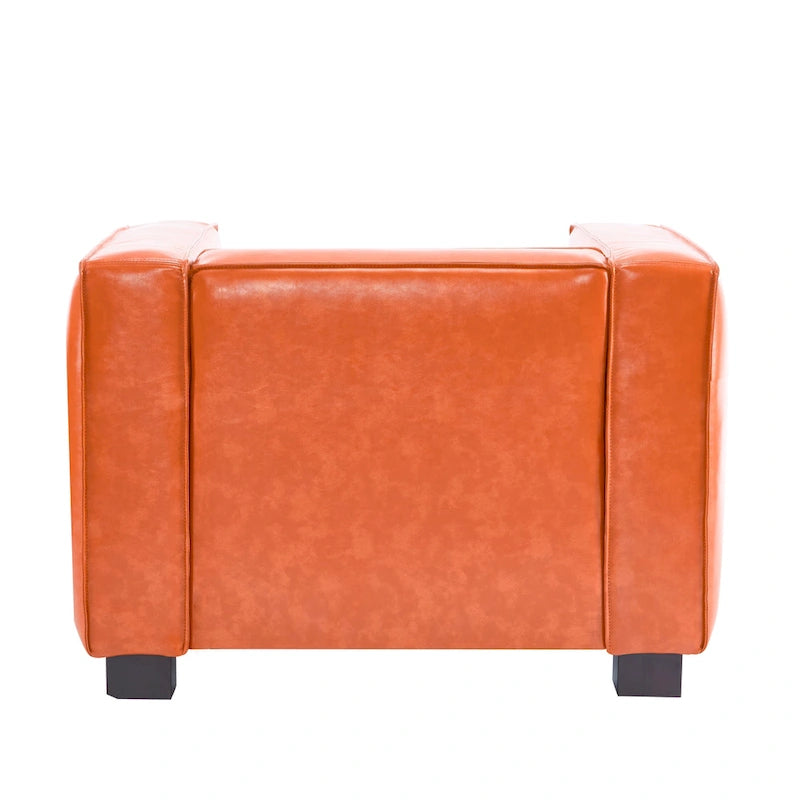 Fauteuil club Goyette en similicuir de Christopher Knight Home