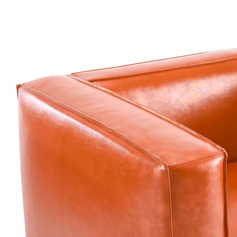 Fauteuil club Goyette en similicuir de Christopher Knight Home