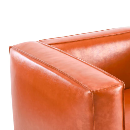 Fauteuil club Goyette en similicuir de Christopher Knight Home