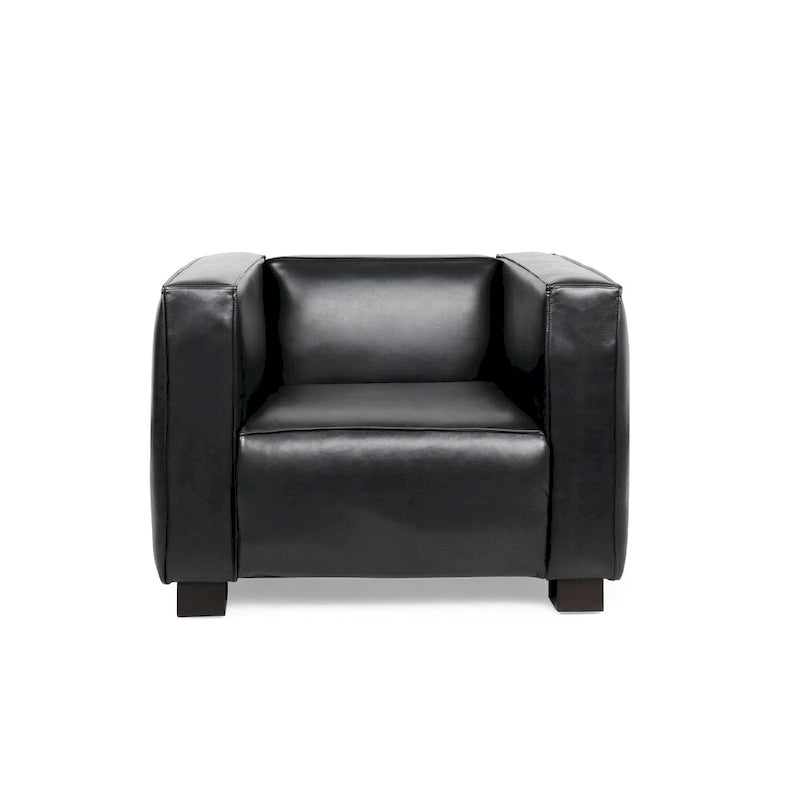 Fauteuil club Goyette en similicuir de Christopher Knight Home